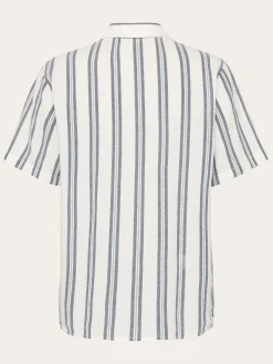 Box Short Sleeve Striped Shirt Made Of Organic Cotton