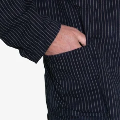 Chalk Stripe Engineer Jacket Made Of Cotton