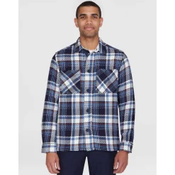 Checked Overshirt Made Of Organic Cotton