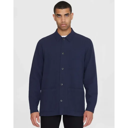 Crushed Cotton Overshirt Made Of Organic Cotton
