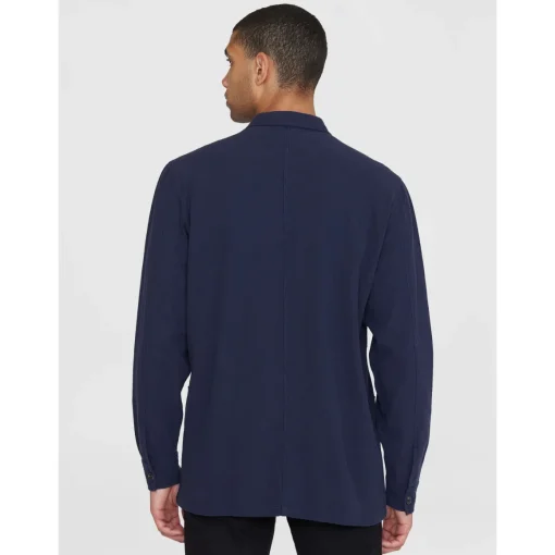 Crushed Cotton Overshirt Made Of Organic Cotton
