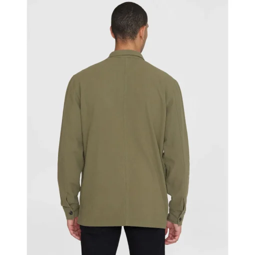 Crushed Cotton Overshirt Made Of Organic Cotton