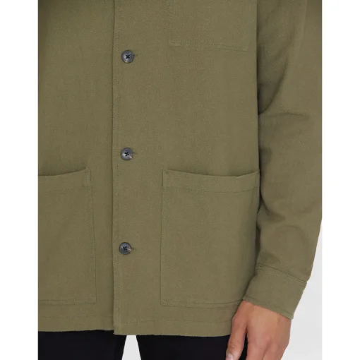 Crushed Cotton Overshirt Made Of Organic Cotton