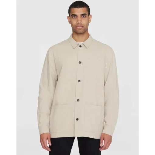 Crushed Cotton Overshirt Made Of Organic Cotton