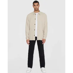 Crushed Cotton Overshirt Made Of Organic Cotton
