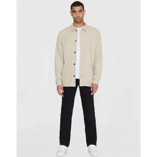 Crushed Cotton Overshirt Made Of Organic Cotton