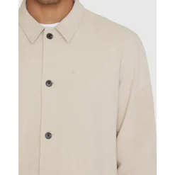 Crushed Cotton Overshirt Made Of Organic Cotton
