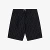 FIG Loose Striped Linen Shorts Made Of Organic Cotton