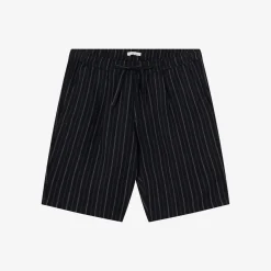 FIG Loose Striped Linen Shorts Made Of Organic Cotton