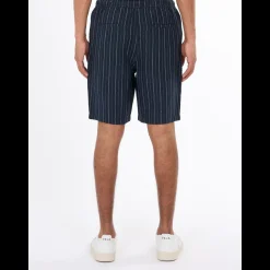 FIG Loose Striped Linen Shorts Made Of Organic Cotton