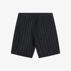 FIG Loose Striped Linen Shorts Made Of Organic Cotton