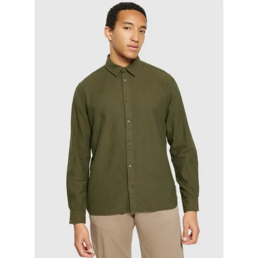 Heavy Twill Flannel Shirt Made Of Organic Cotton