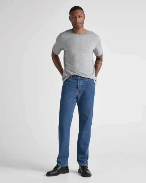John Mid Straight Made Of Recycled And Organic Cotton Mix