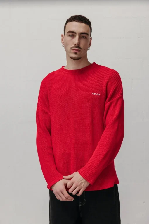 Light Blue Sweater Made Of Organic Cotton