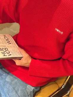 Light Blue Sweater Made Of Organic Cotton