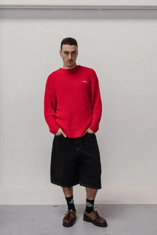 Light Blue Sweater Made Of Organic Cotton
