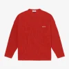 Light Red Sweater Made Of Organic Cotton