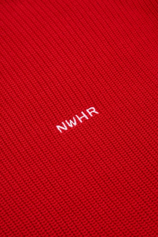Light Red Sweater Made Of Organic Cotton