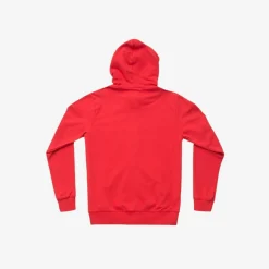 Midweight Zip Hoodie in Red Made Of Organic Cotton