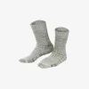 Mouline Socks Made Of Organic Cotton And Organic Wool Mix