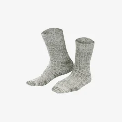 Mouline Socks Made Of Organic Cotton And Organic Wool Mix