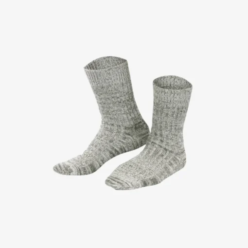Mouline Socks Made Of Organic Cotton And Organic Wool Mix