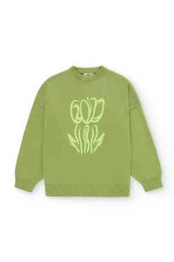 Printed Tulip Sweater Made Of Organic Cotton
