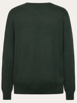 Regular Knit Crew Neck Made Of Merino Wool