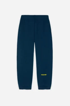 Soft Navy Trousers Made Of Organic Cotton