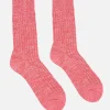 The Addy 100% Recycled Teal Fleck Socks Made Of Cotton Mix