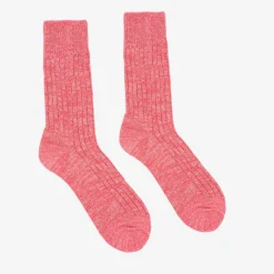The Huison 100% Recycled Teal Fleck Socks Made Of Cotton Mix