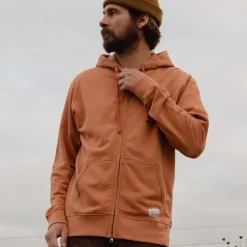 Tobias Midweight Zip Hoodie Made From Organic Cotton