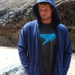 Tobias Midweight Zip Hoodie Made From Organic Cotton