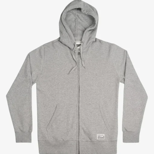 Tobias Midweight Zip Hoodie Made From Organic Cotton
