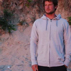 Tobias Midweight Zip Hoodie Made From Organic Cotton