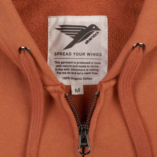 Tobias Midweight Zip Hoodie Made From Organic Cotton