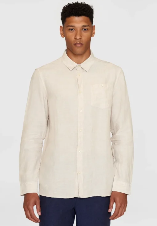Yarndyed Shirt Made Of Organic Linen